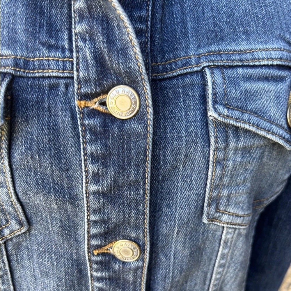 Old Navy Y2K Vintage Womens Denim‎ Jacket Size Medium Excellent Condition - Picture 8 of 9